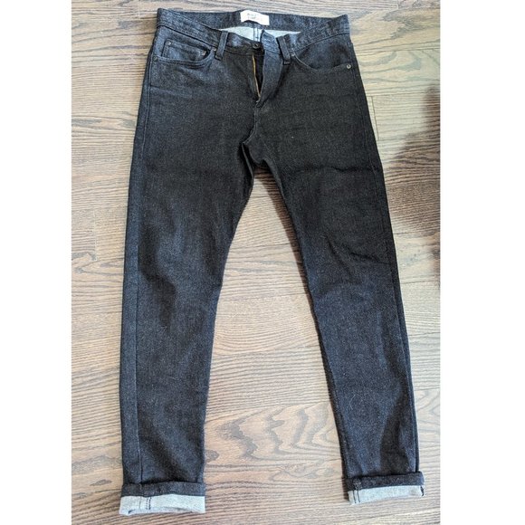 NAKED & FAMOUS DENIM - Weird Guy 29 - Ash Black Stretch Denim - Picture 1 of 6